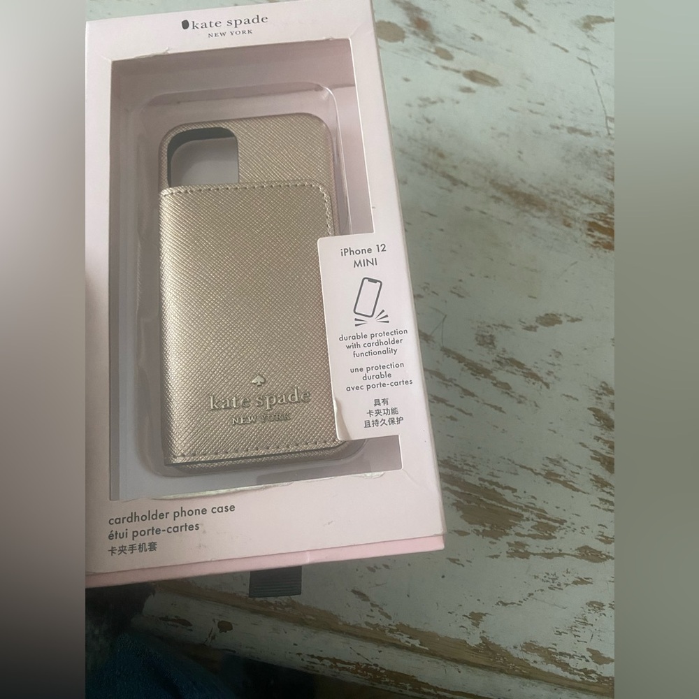 Kate Spade phone case with wallet for iPhone 12 mini